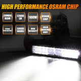 12" 5D-Pro Auxbeam 100W