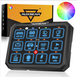 Auxbeam rofaborð 12 rofa 2/side outlet ekki app