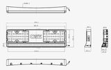 OZZ LP1 -  LED-Bar í númeraramma